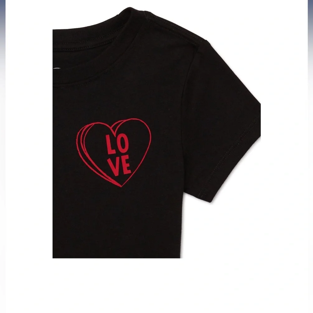 🌹Wonder‎ Nation Girl's Valentines Day Shirt NWOT